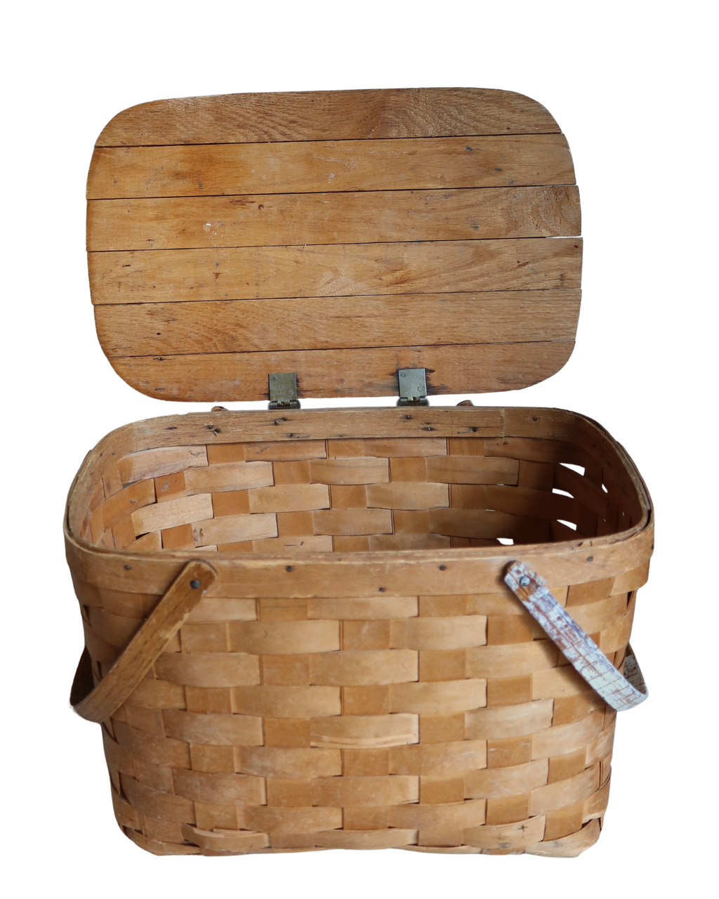 Theo Basket with Vintage Honey Patina