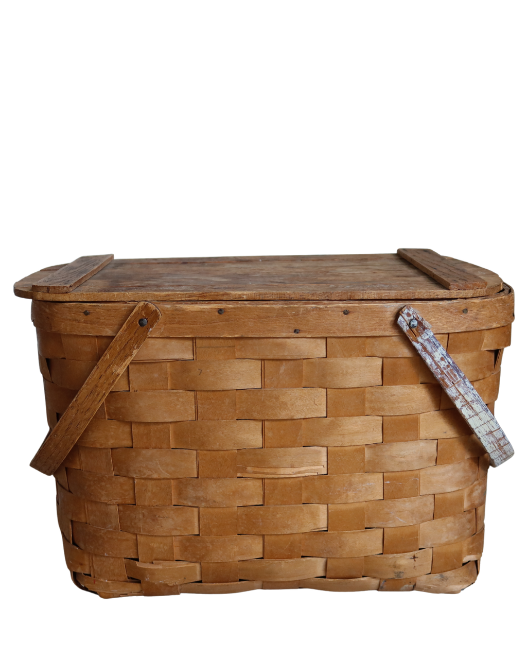 Theo Basket with Vintage Honey Patina