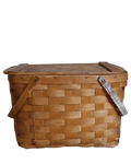 Theo Basket with Vintage Honey Patina