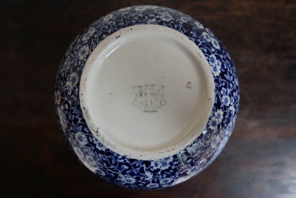 English Vintage Burleigh Calico Pitcher