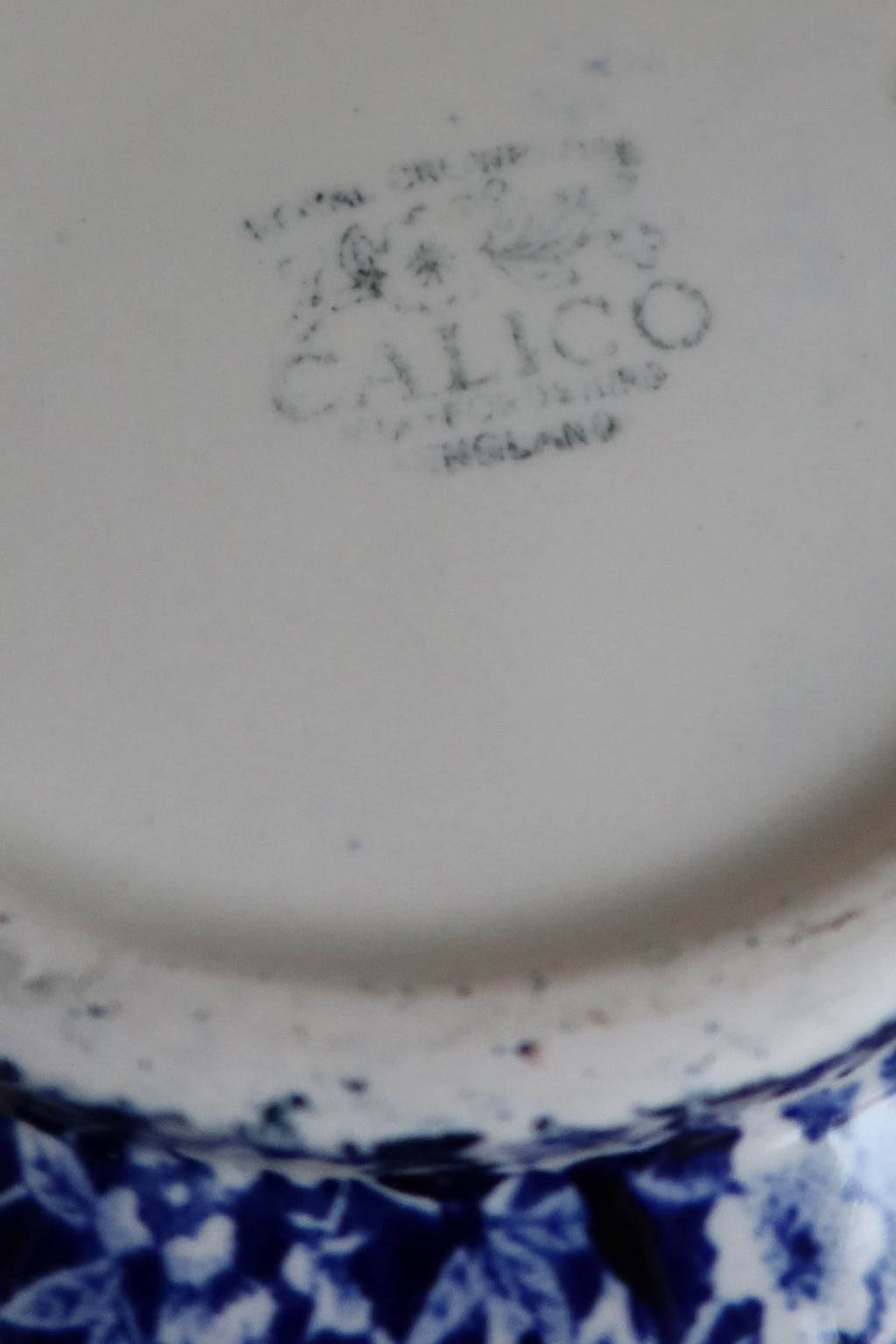English Vintage Burleigh Calico Pitcher