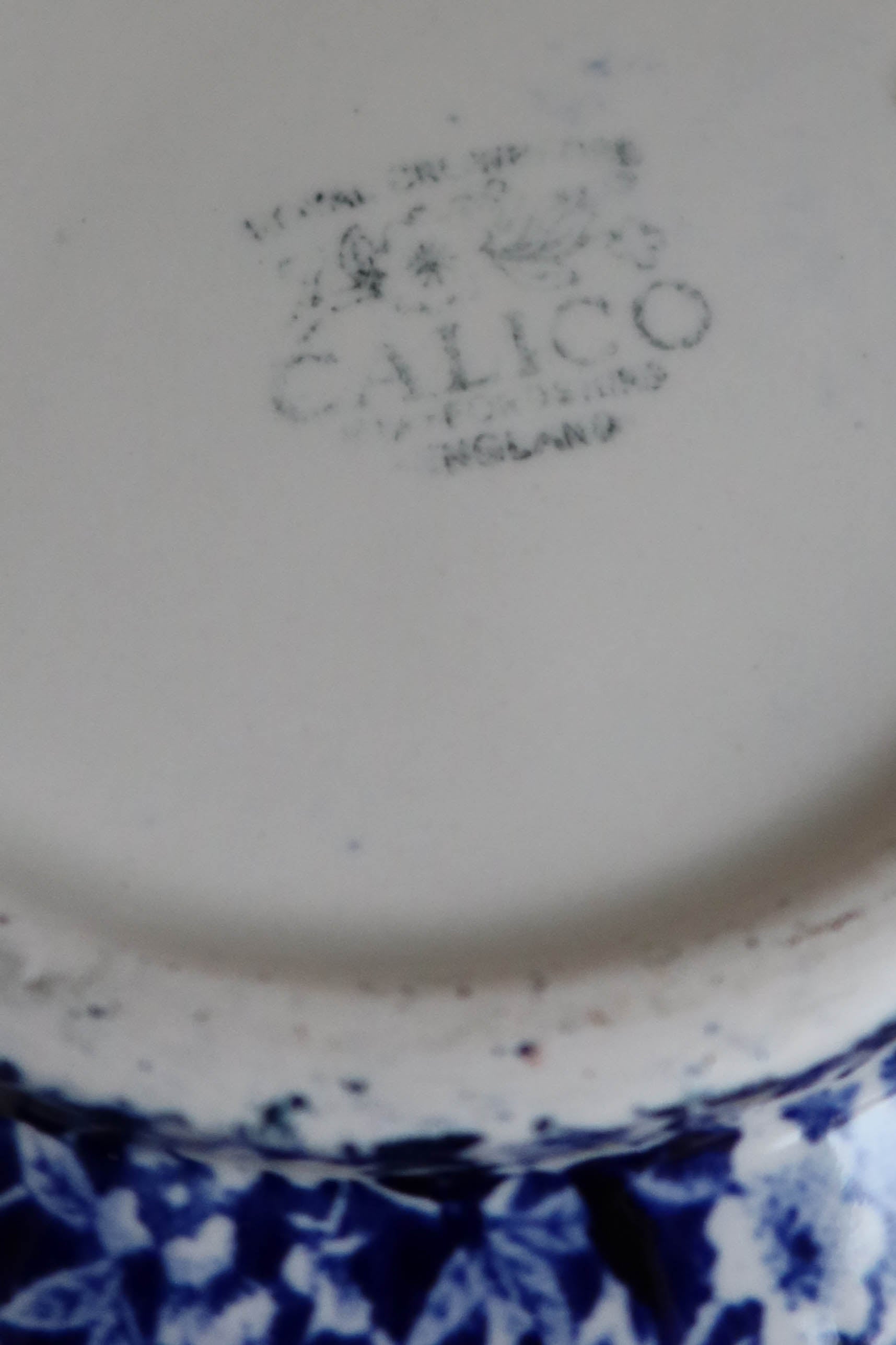 English Vintage Burleigh Calico Pitcher