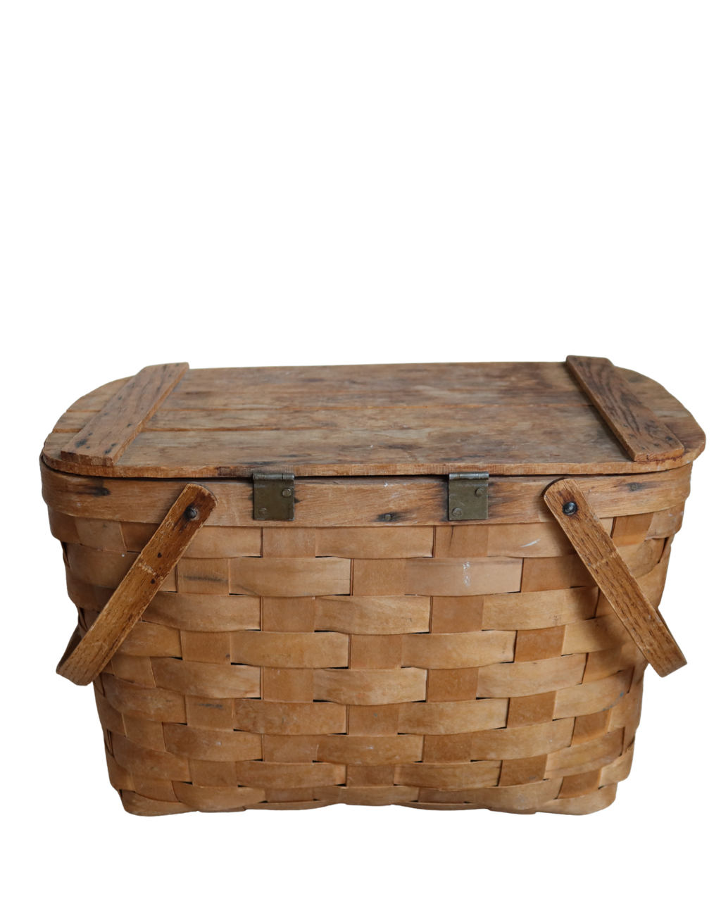 Theo Basket with Vintage Honey Patina