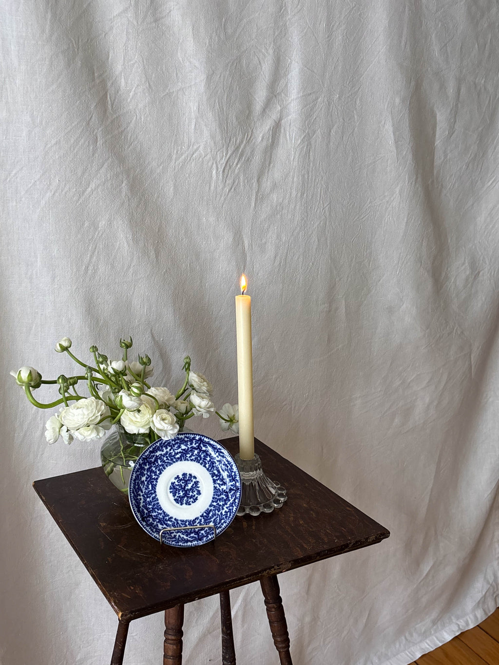 Staffordshire plate by Fibre Pottery, England