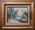 Original Mountain Landscape Oil Painting