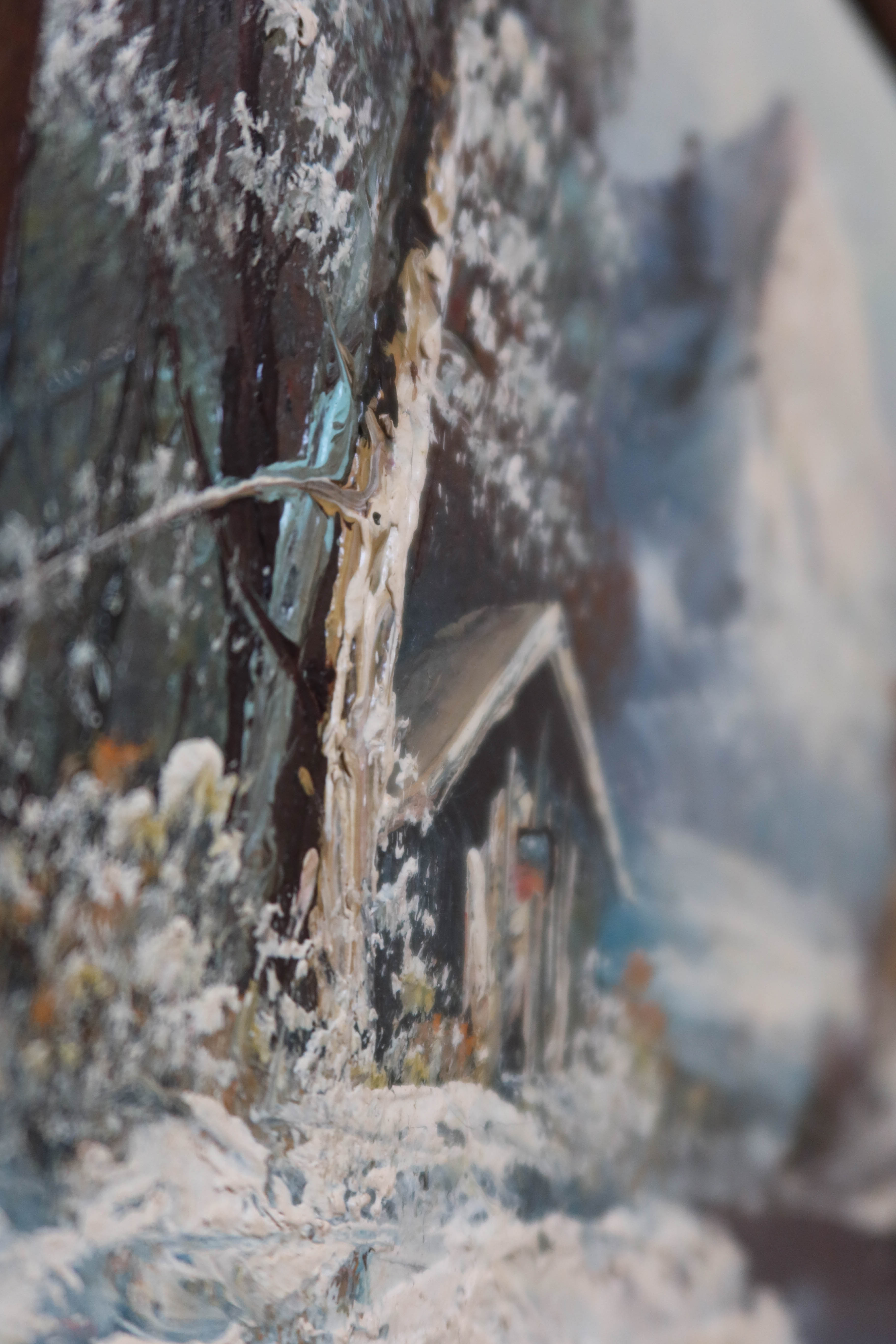 Original Mountain Landscape Oil Painting