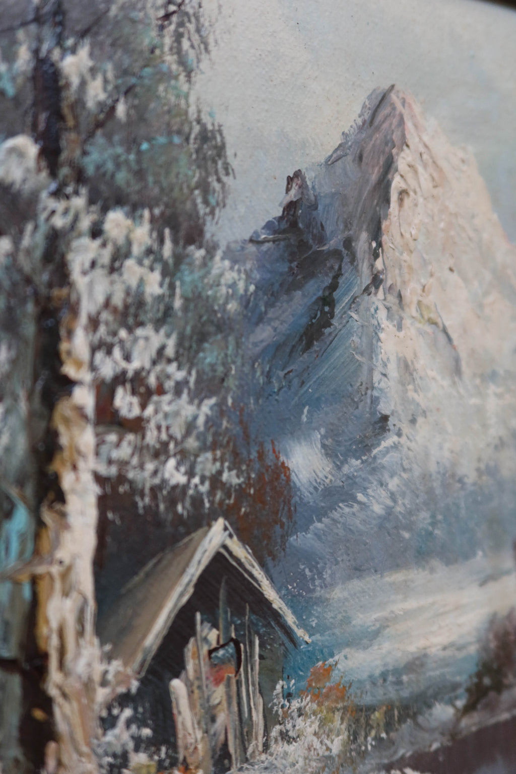 Original Mountain Landscape Oil Painting