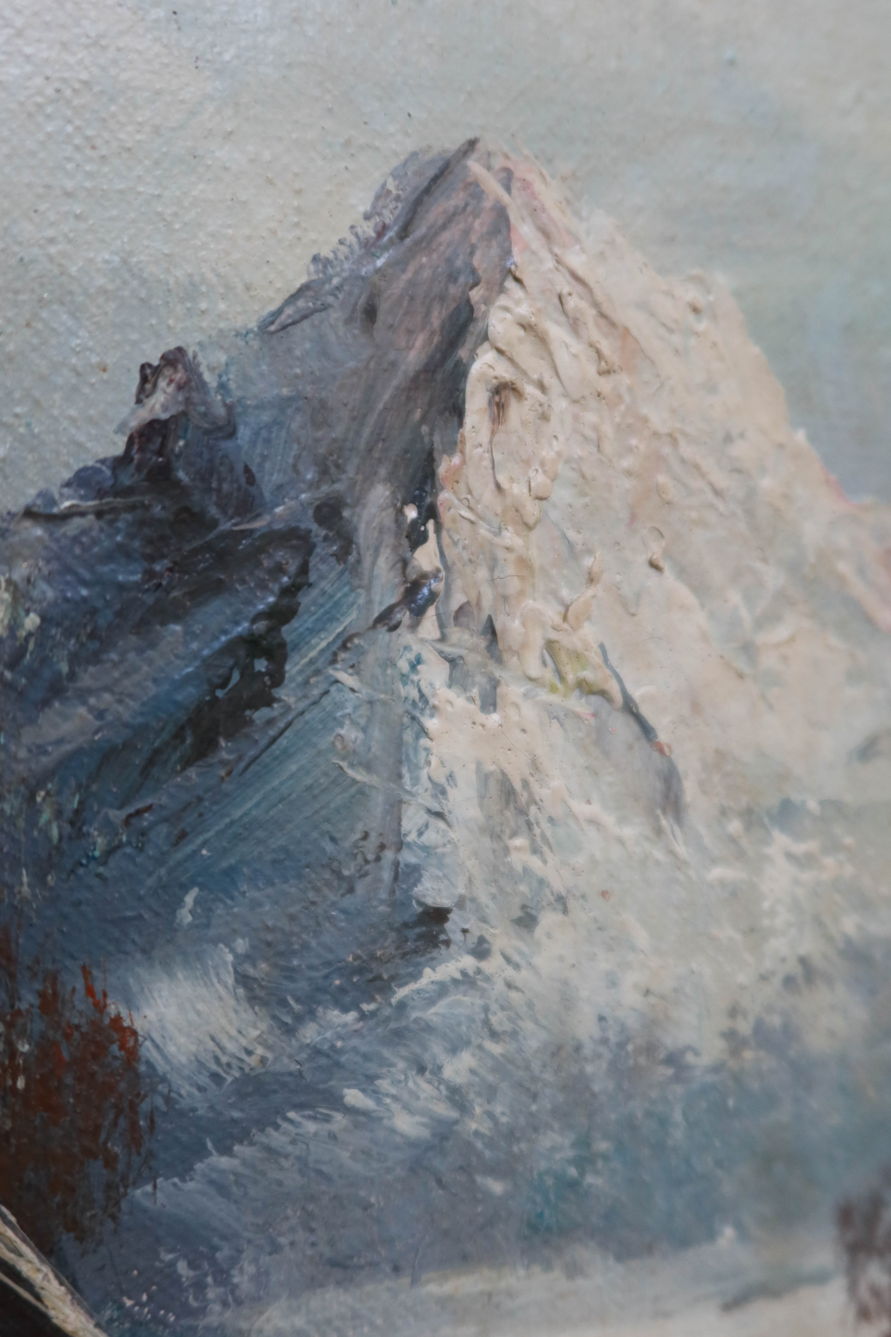 Original Mountain Landscape Oil Painting
