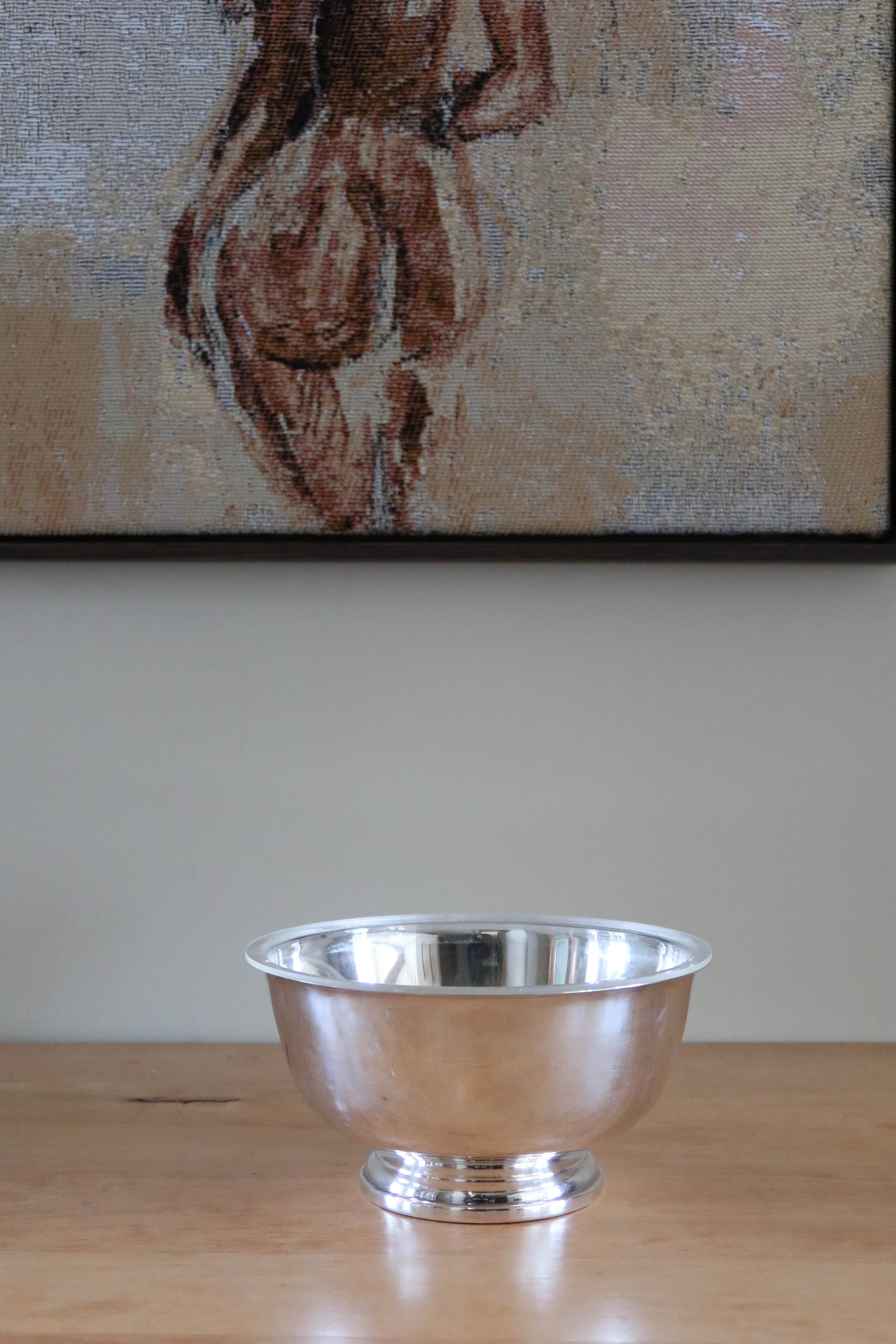 Gorham silverplate Revere style bowl