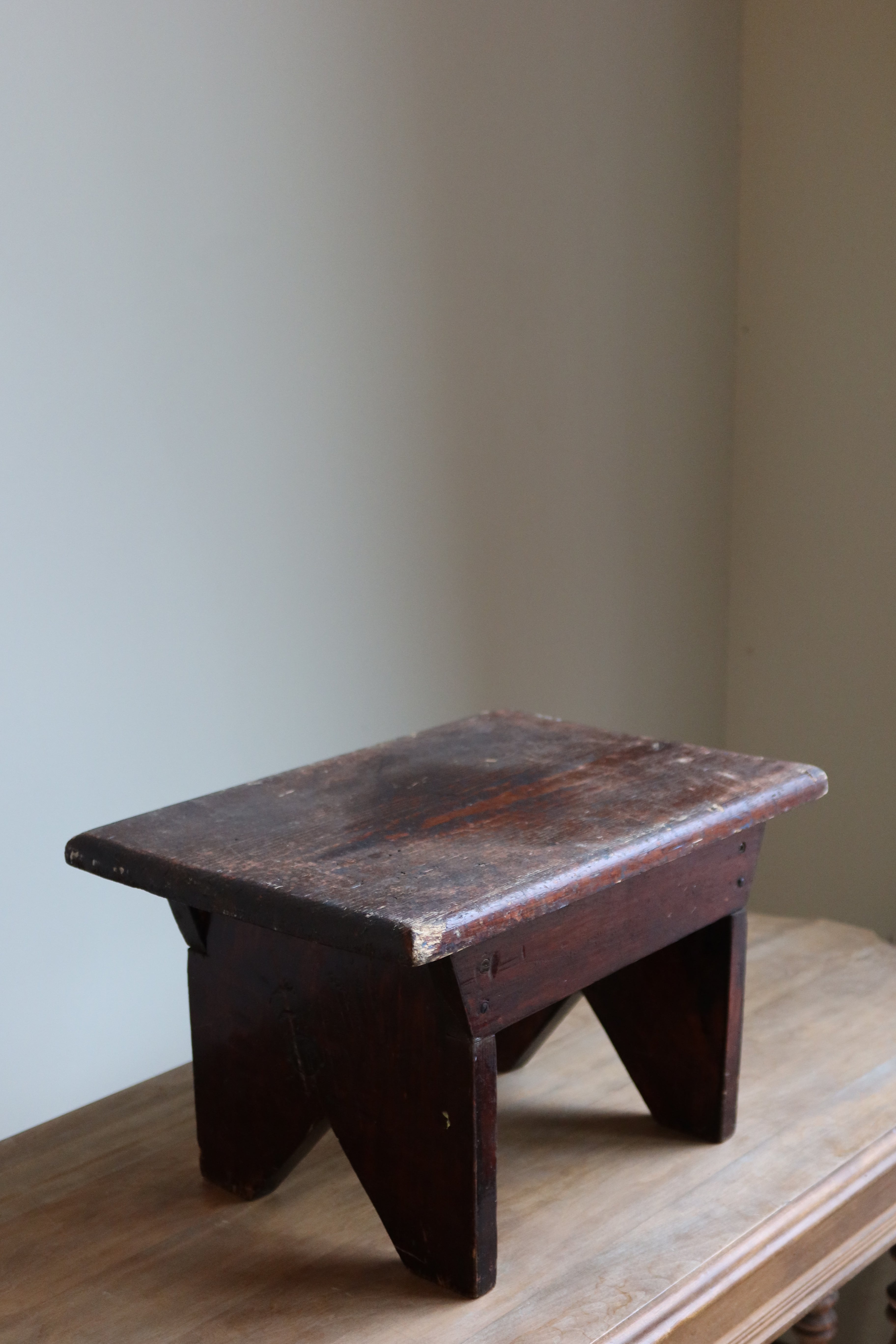 Handmade Primitive Footstool