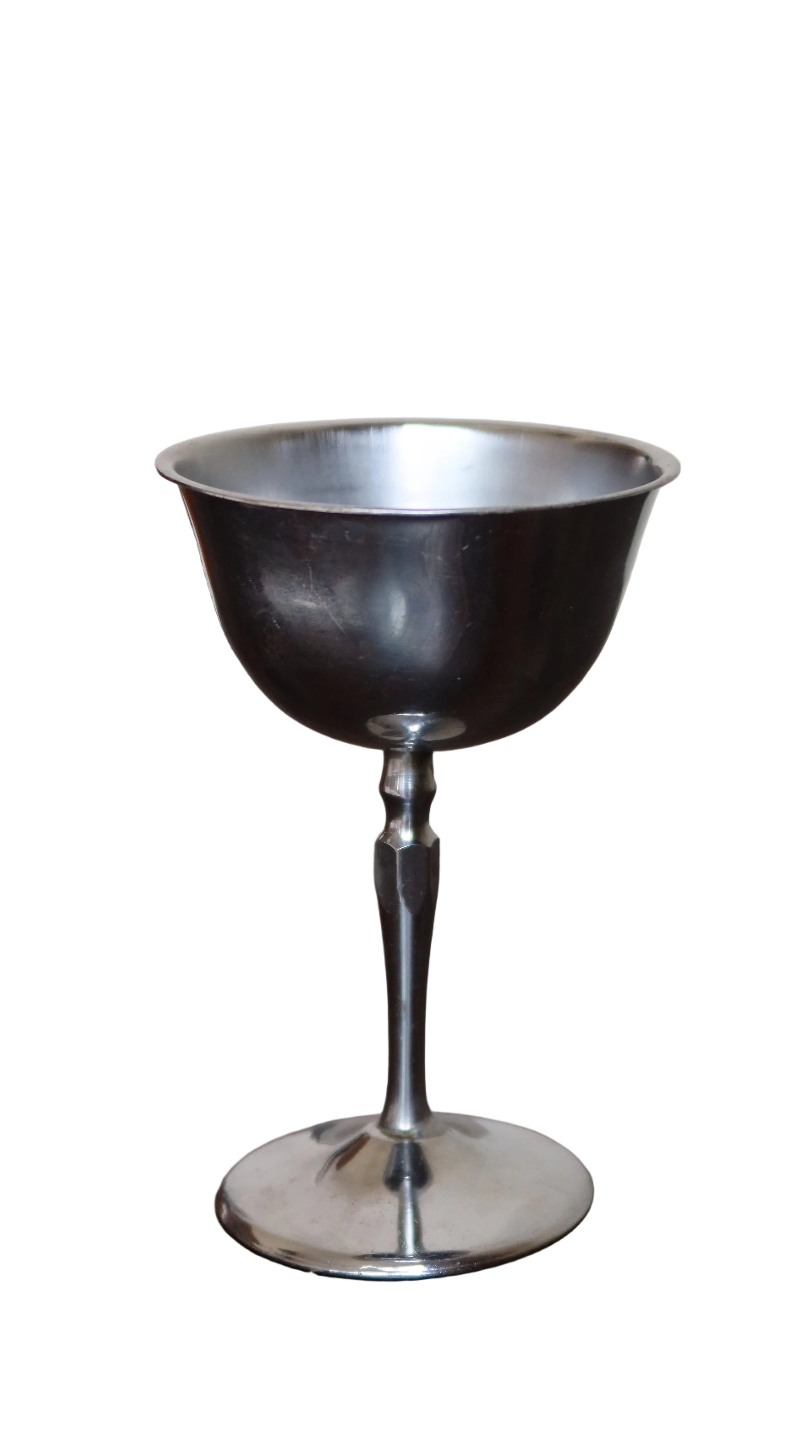 Vintage Set of 3 Silver Goblets