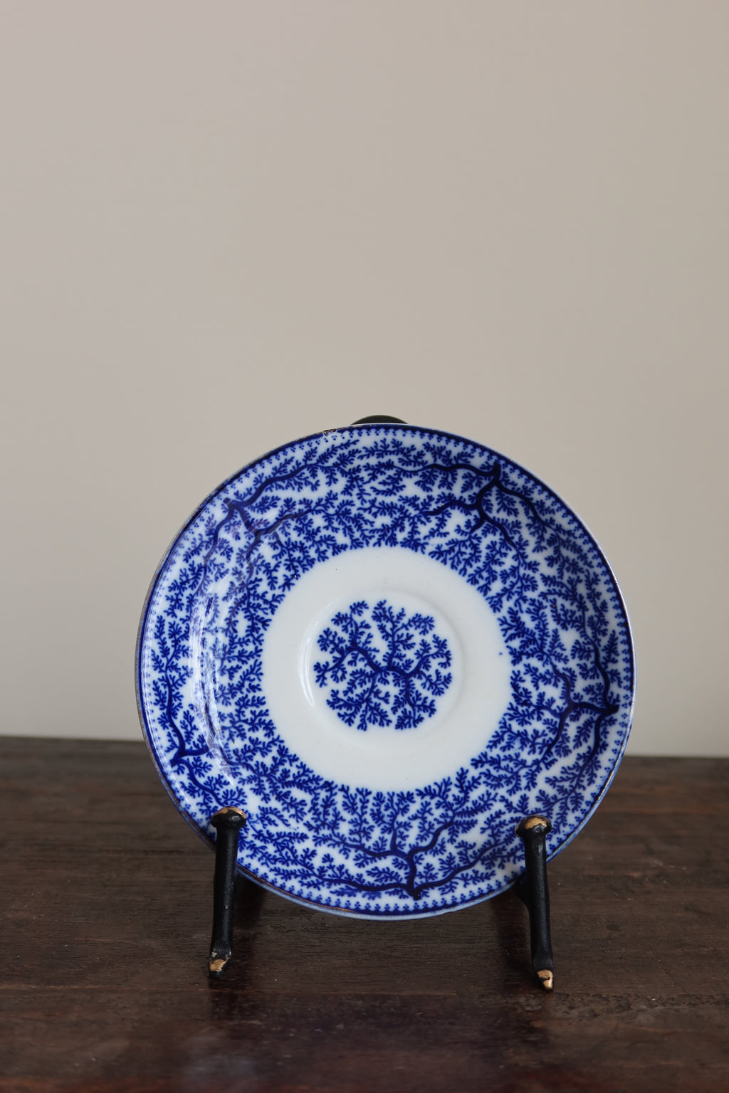 Staffordshire plate by Fibre Pottery, England