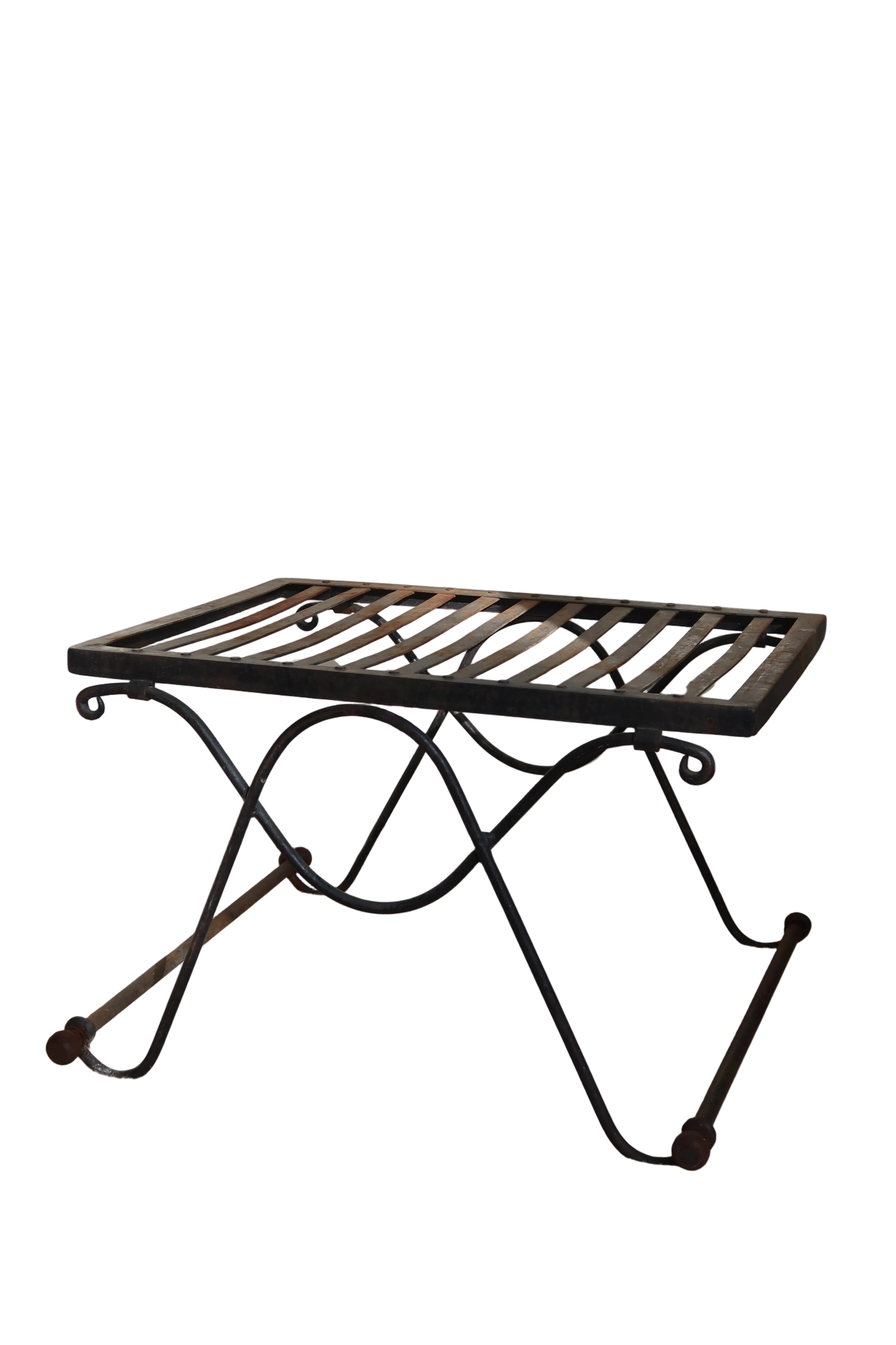 Céline Vintage French Wrought Iron Ottoman
