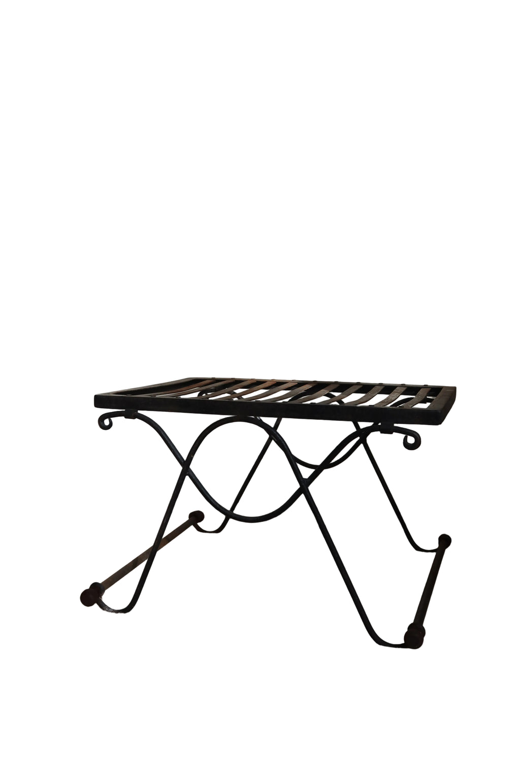Céline Vintage French Wrought Iron Ottoman