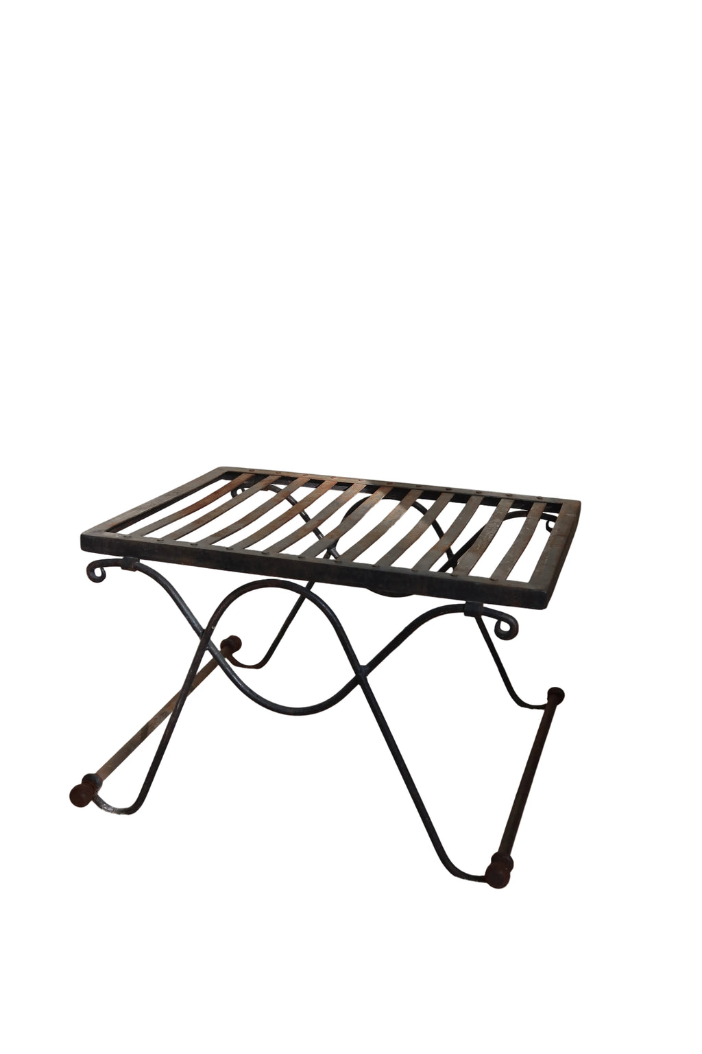Céline Vintage French Wrought Iron Ottoman