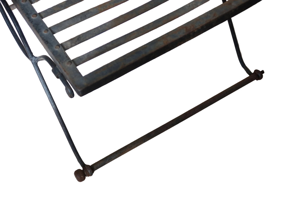 Céline Vintage French Wrought Iron Ottoman
