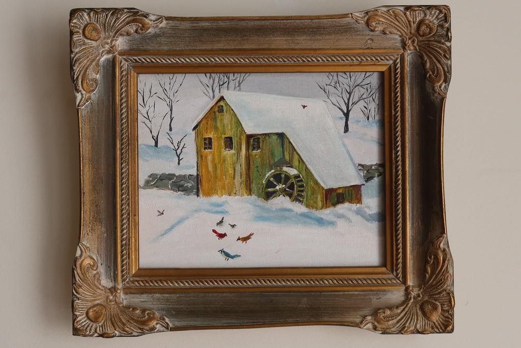 Folk Art Landscape Painting
