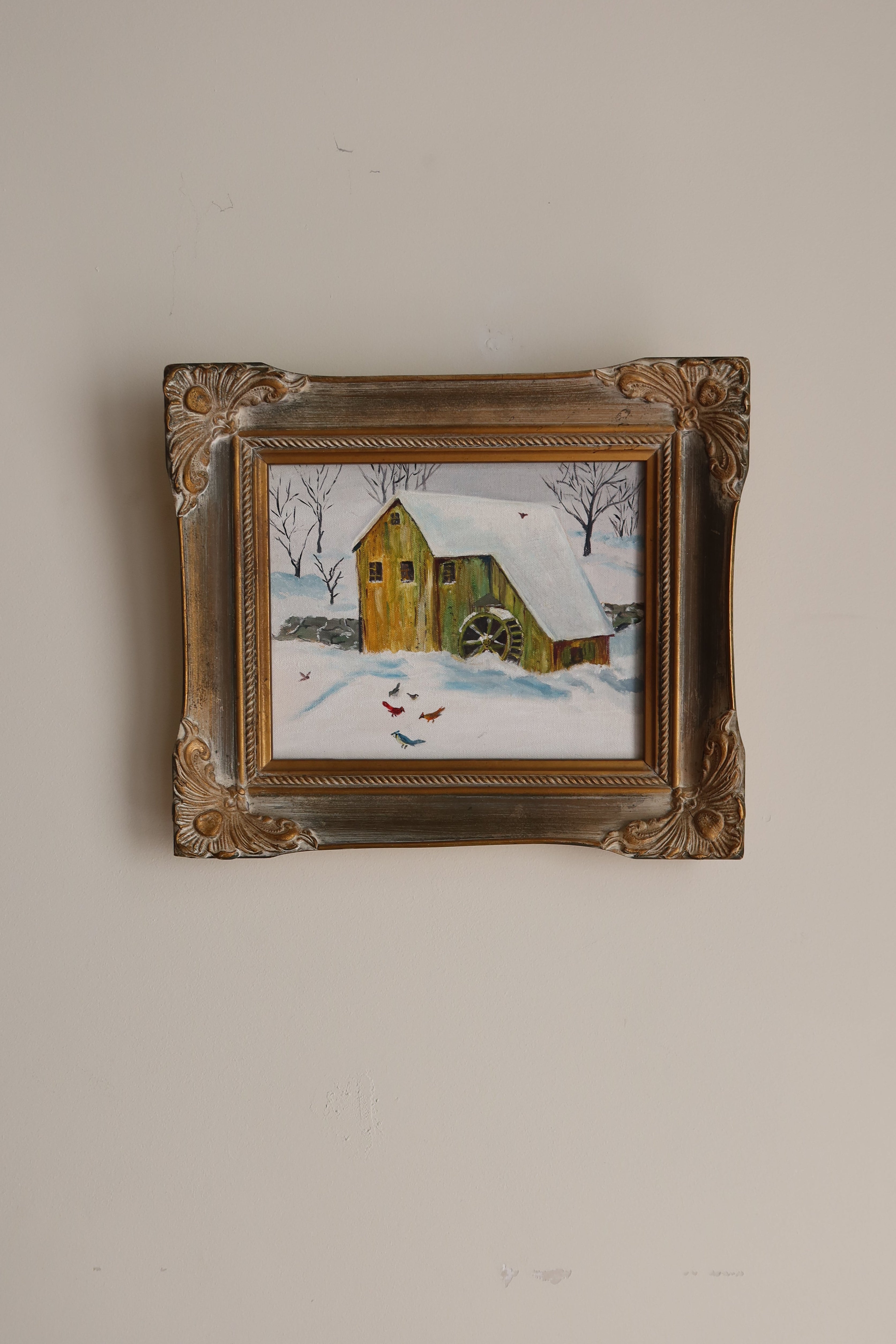 Folk Art Landscape Painting