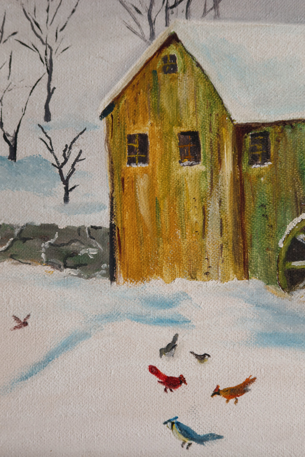 Folk Art Landscape Painting