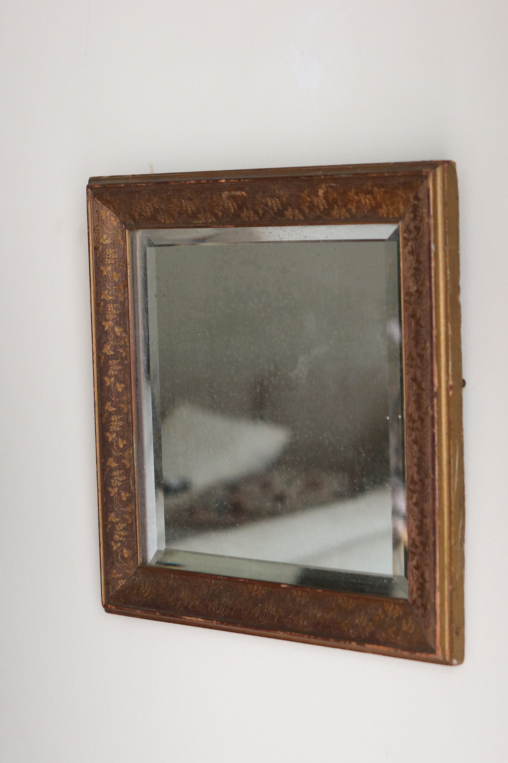 19th Century European Patina Mirror