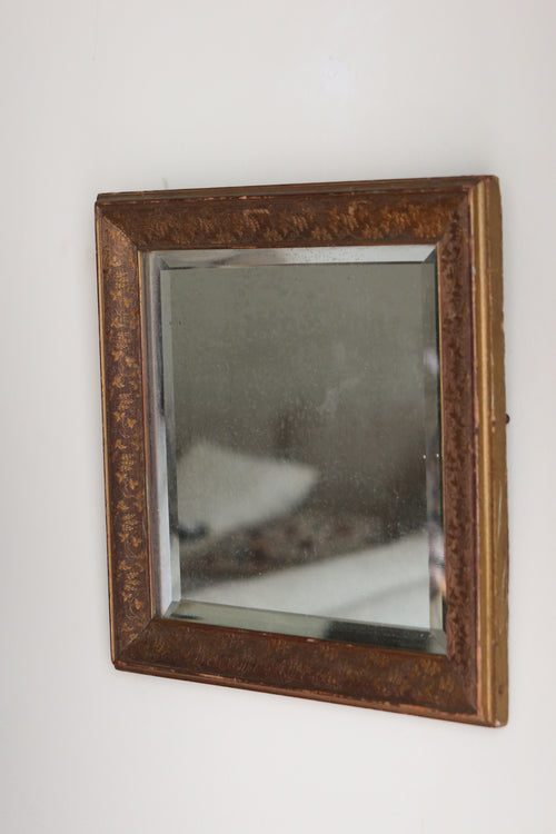 19th Century European Patina Mirror
