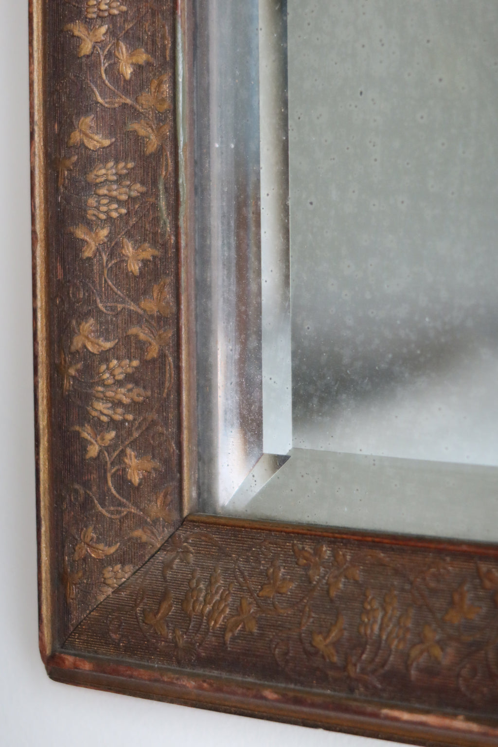 19th Century European Patina Mirror